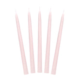 Dusty Rose Taper Dinner Candles 10pk